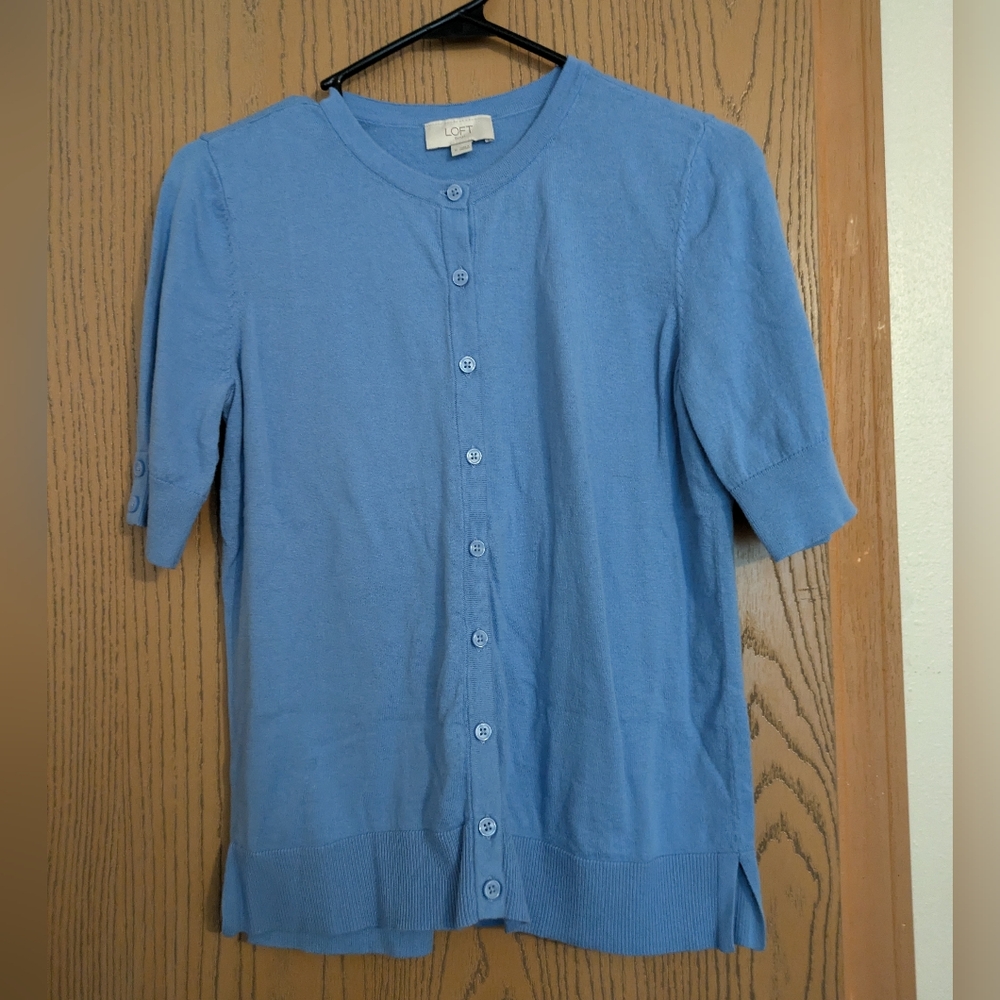Loft Short Sleeve Cardigan